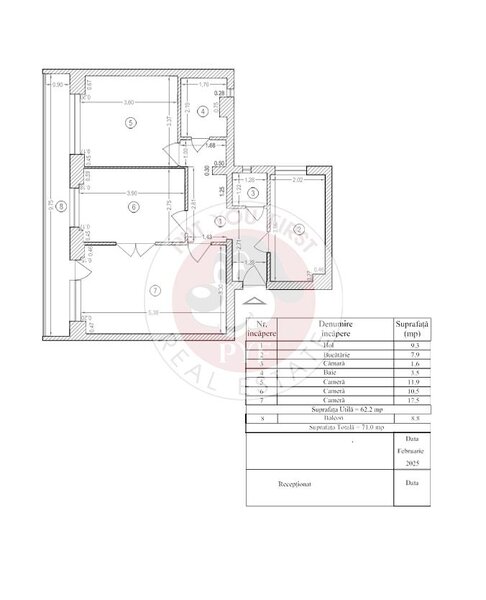 Drumul Taberei | Apartament 3 camere | Decomadat | 71mp | B11100